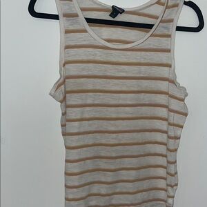 Gently Loved Sz M Striped Scoop Neck Patagonia Tank